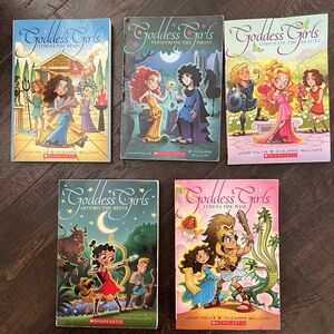Scholastic Goddess Girls Books 1-5 set